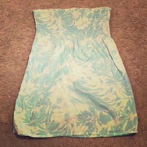 J. Crew Strapless Cotton Minidress